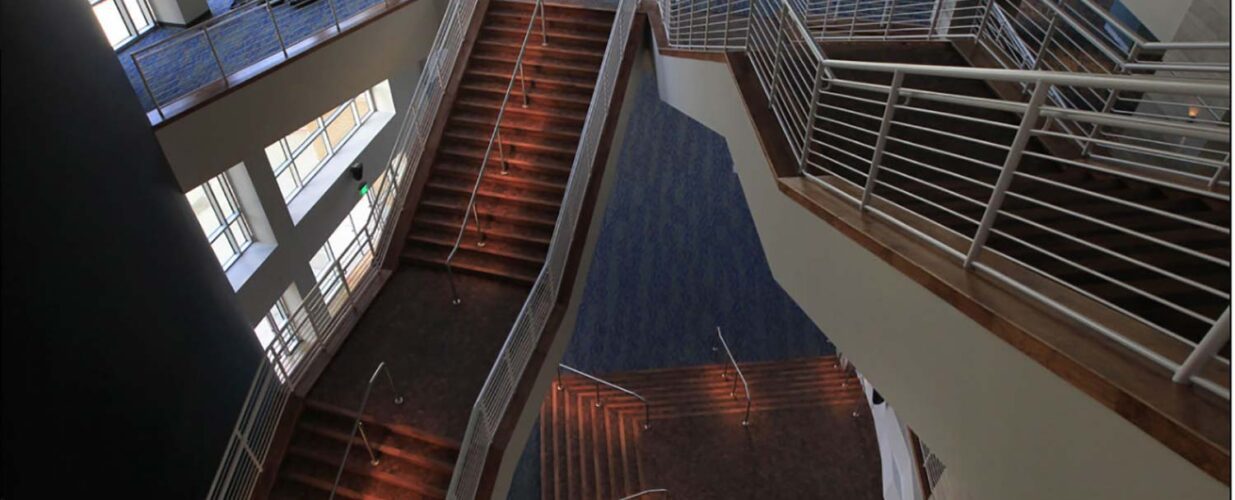 McAllen Performing Arts Center staircase