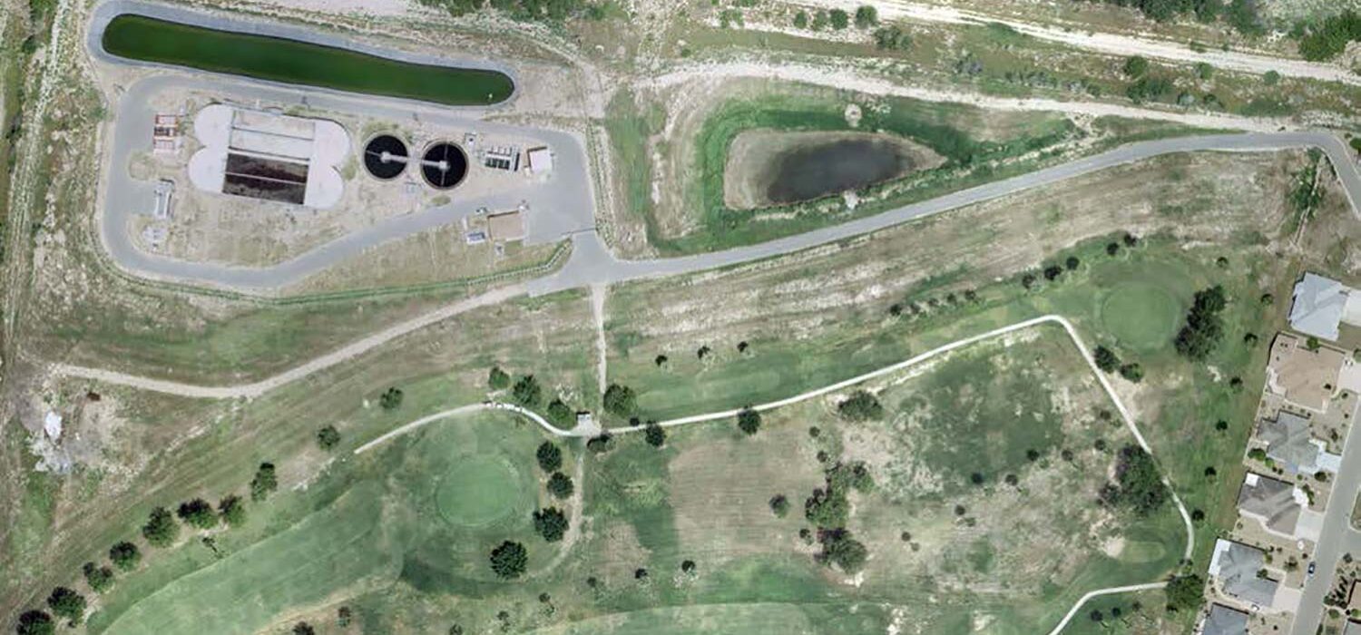 Hidalgo MUD water treatment plant aerial view