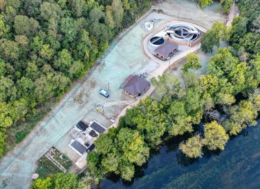 Bull Shoals treatment plant aerial photo